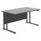 Olton Twin Cantilever  800mm Deep Straight Office Desk